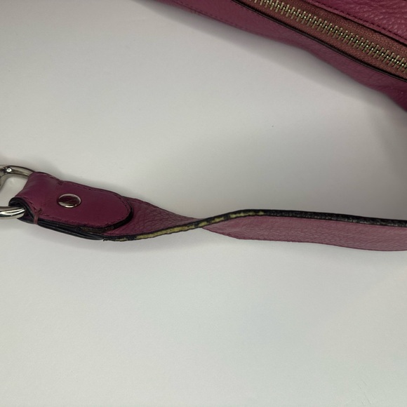 Coach Plum Purple Avery Pebbled Leather  Hobo Shoulder Bag - Picture 6 of 15